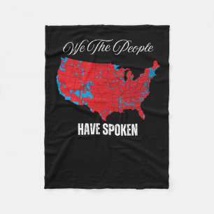 We The People Have Spoken  Fleece Blanket