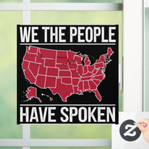 We the People Have Spoken Map of 2024 Election 