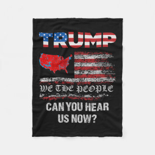 We The People Have Spoken Map Of 2024 Election Res Fleece Blanket