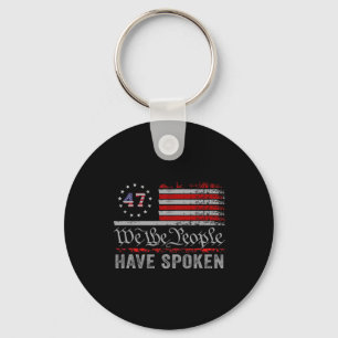 We The People Have Spoken Trump 2024 Election Map Key Ring
