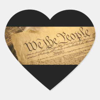 We The People Heart Stickers Envelope Seals