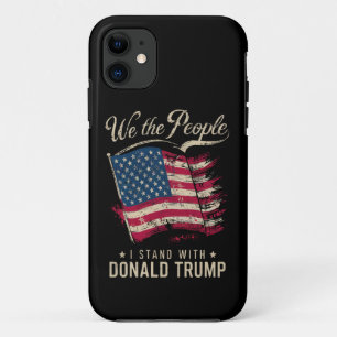 We The People I Stand With Donald Trump Vintage Case-Mate iPhone Case