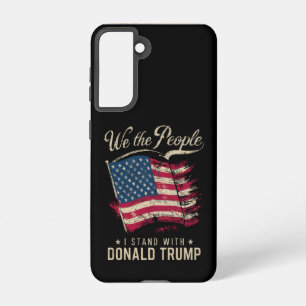 We The People I Stand With Donald Trump Vintage Samsung Galaxy Case