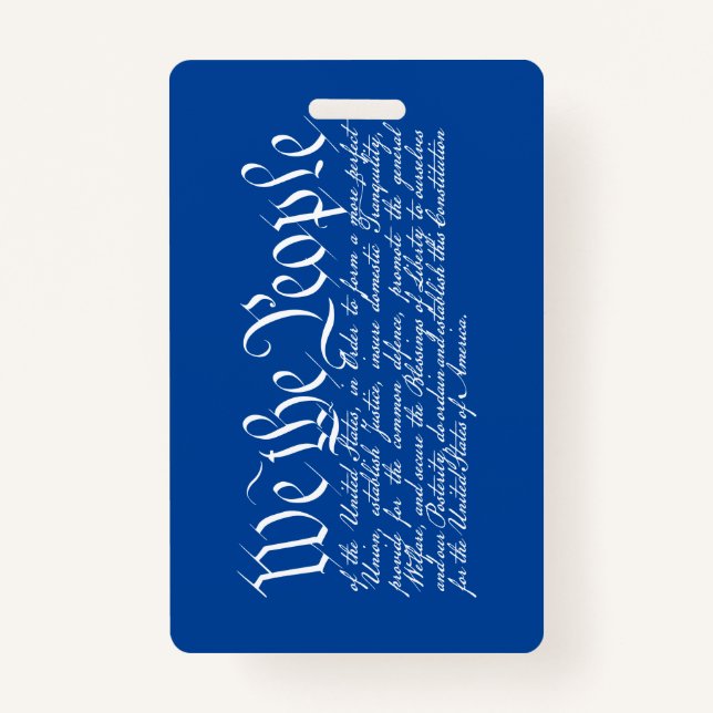 We the People ID Badge (Front)