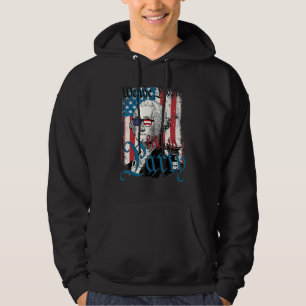 We The People Like To Party George Washington 4th Hoodie