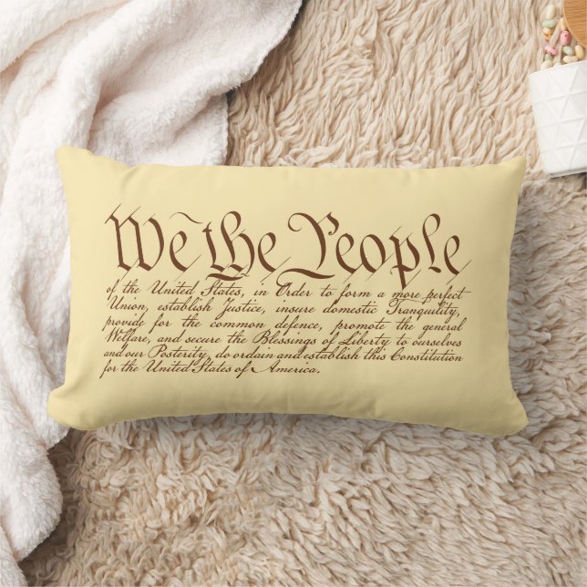 We the People Lumbar Cushion (Blanket)