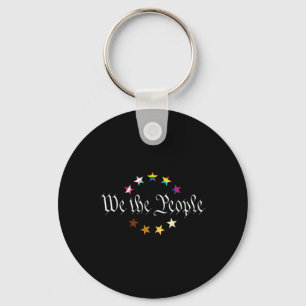 We The People Means Everyone Lgbtq Pride Month _1  Key Ring
