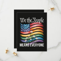 We The People Means Everyone Rainbow