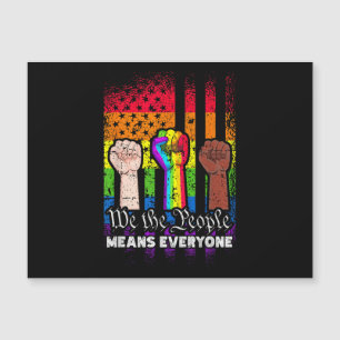 We The People Means Everyone US Constitution LGBT