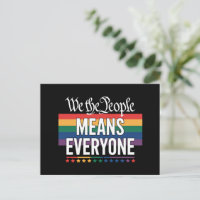 We The People Means Everyone US Constitution LGBT