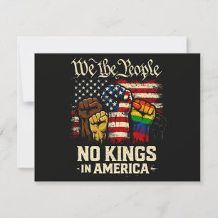 We The People No Kings In America Invitation