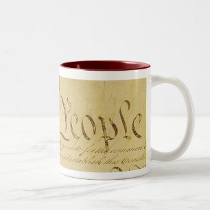 We The People Original Parchment Two-Tone Coffee Mug