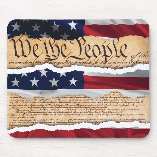 We The People Patriotic  Mouse Pad (Front)
