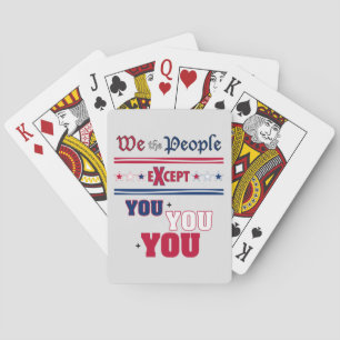 We the People Playing Cards