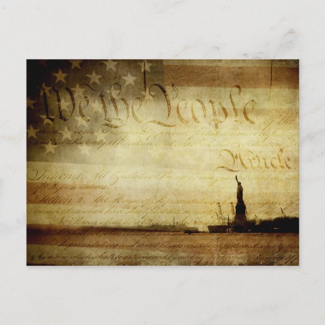 We The People Postcard (Front)