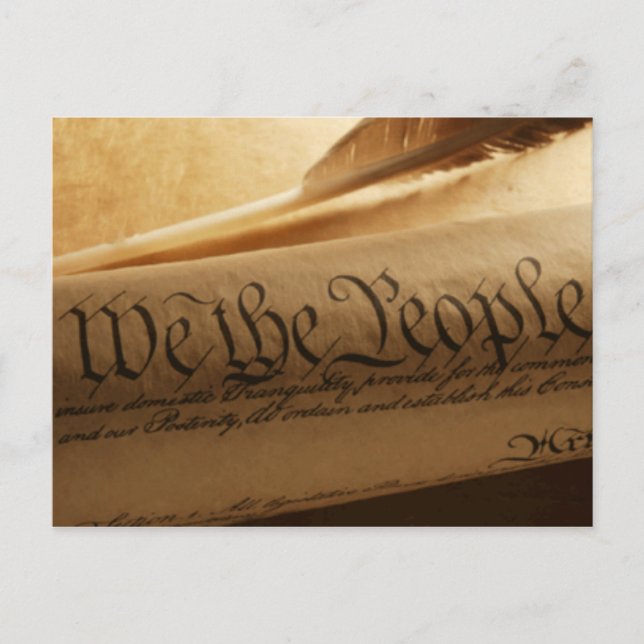 We The People Postcard (Front)