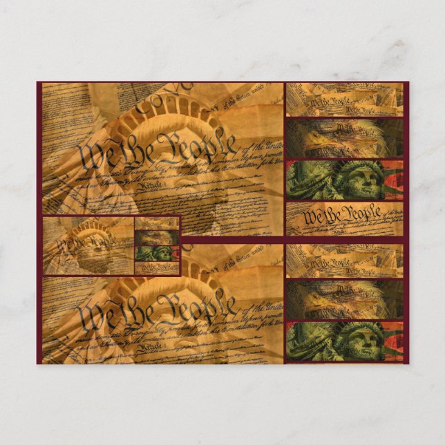 We The People Postcard (Front)