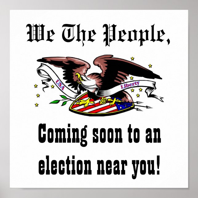 We the people poster (Front)
