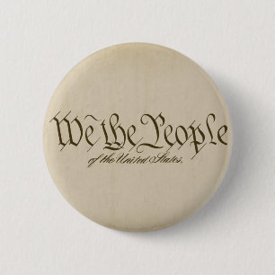 We The People Round Buttons