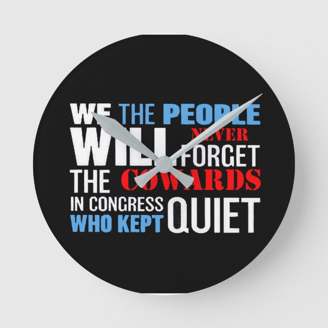 we the people... round clock (Front)