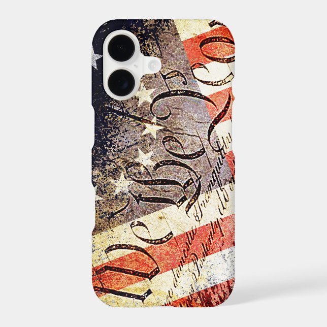 WE THE PEOPLE Rustic American Flag (Back)