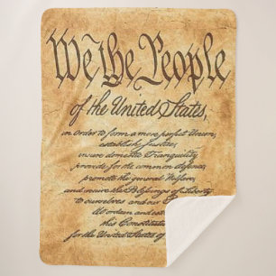 We the People Sherpa Blanket