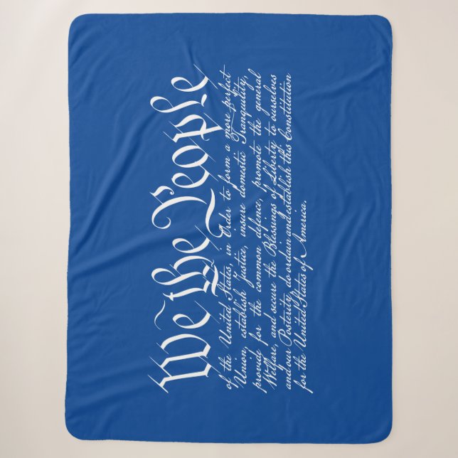 We the People Sherpa Blanket (Front)