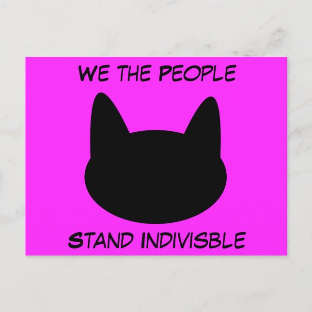 We the People Stand United Postcards (Front)