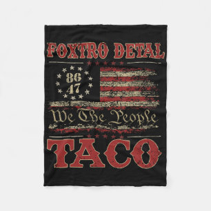 We The People Taco Foxtrot Delta Taco 2  Fleece Blanket