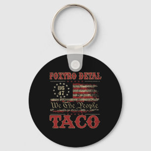 We The People Taco Foxtrot Delta Taco 2 Key Ring