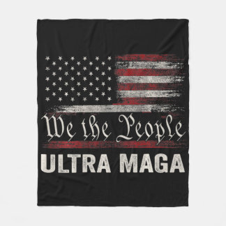 We The People Ultra Maga  Fleece Blanket