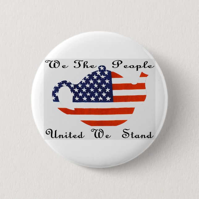 We The People  United  We Stand Button (Front)