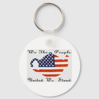 We The People United We Stand Keychain