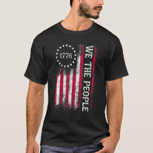 We The People Us American Flag 1776 Independence D T-Shirt