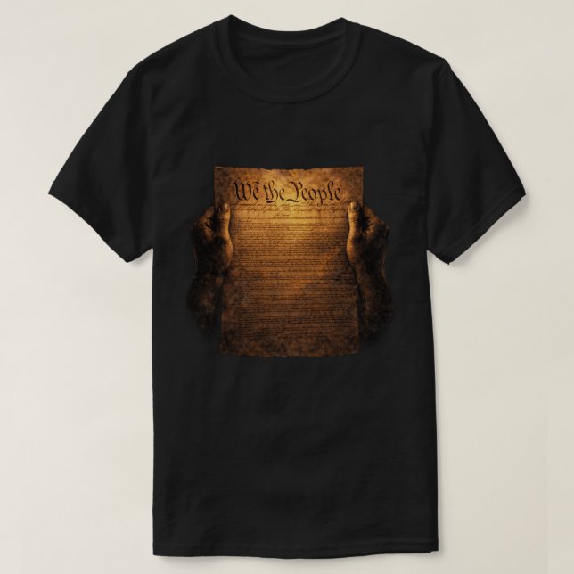 We the People US Constitution T-Shirt (Design Front)