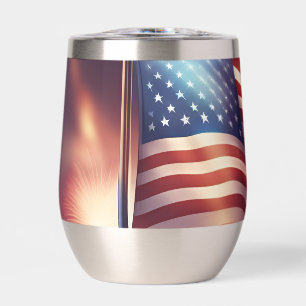 We The People USA Flag and Eagle