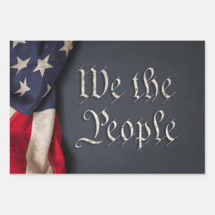 We the People Wrapping Paper Sheet