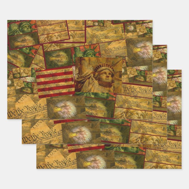 We The People Wrapping Paper Sheet (Set)