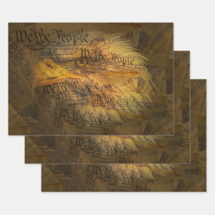 We The People Wrapping Paper Sheet