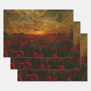 We The People Wrapping Paper Sheet