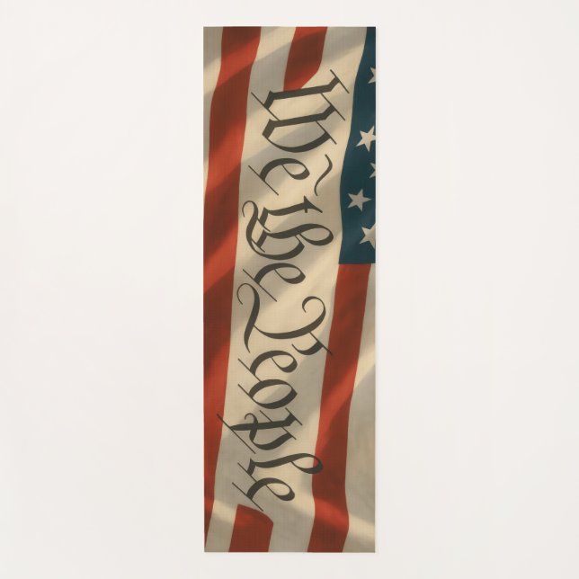 We the People Yoga Mat (Front)