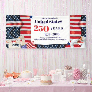We The Silly Geese 250th Funny Celebration Banner