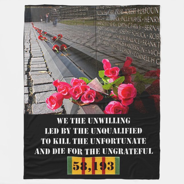 WE THE UNWILLING FLEECE BLANKET (Front)