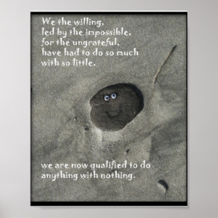We the willing poster