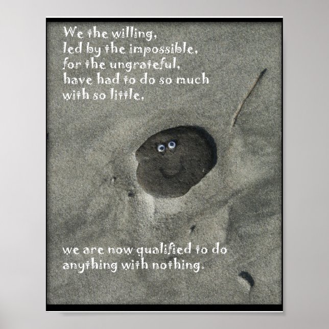 We the willing poster (Front)