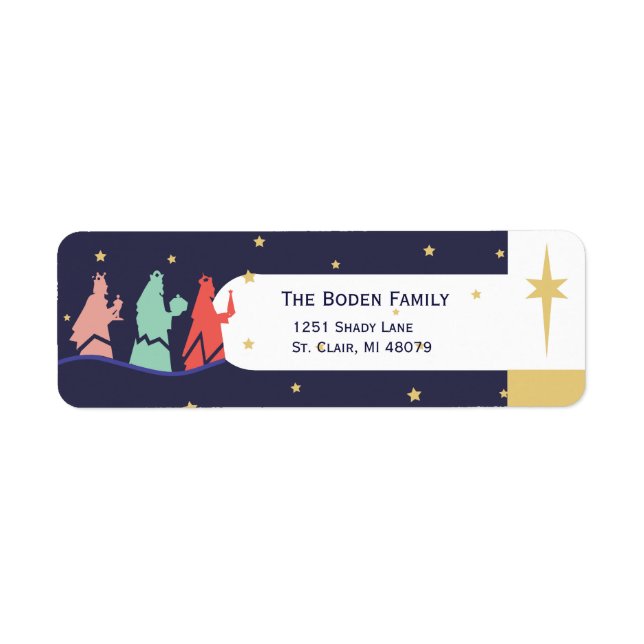 We Three  Kings  | Holiday Address Labels (Front)