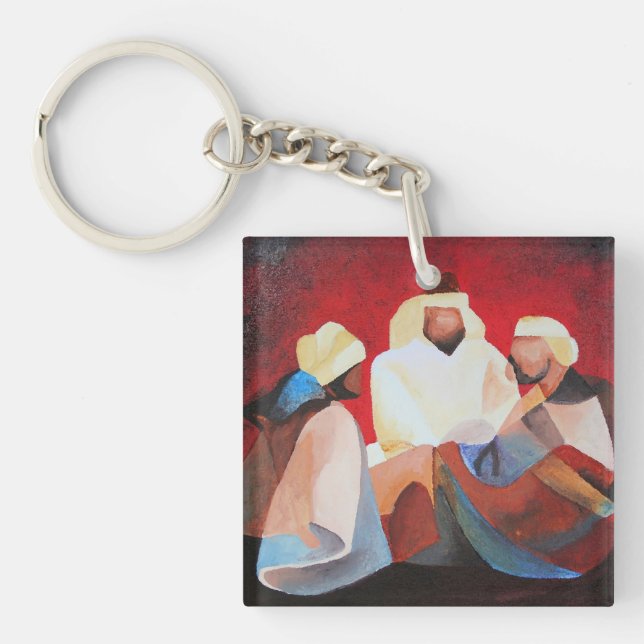 We Three Kings The Wise Men Of Christmas Key Ring (Front)