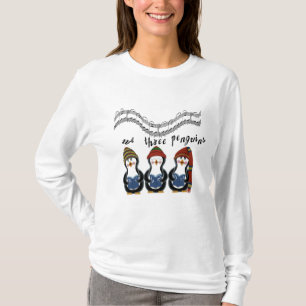 We Three Penguins Holiday Tshirts and Gifts