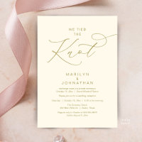 We tied the knot, Elopement Reception Dinner