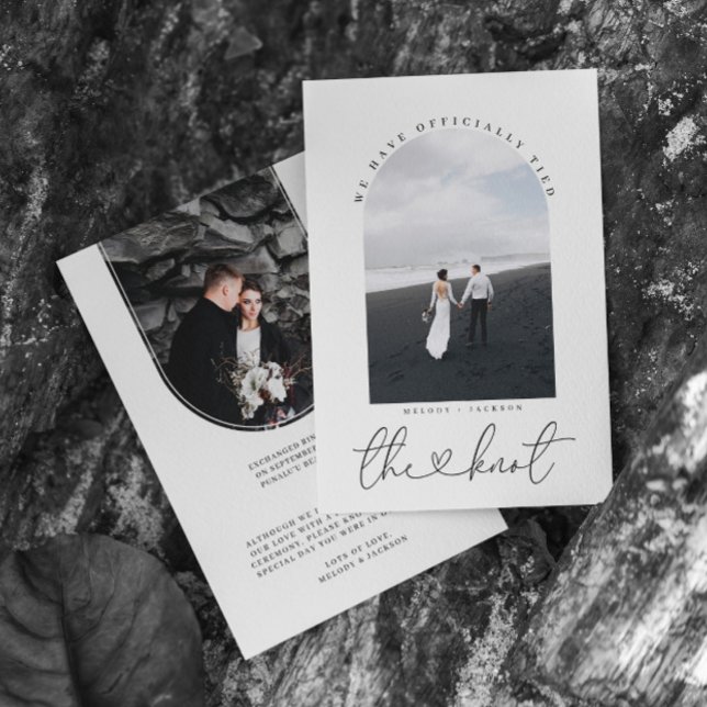 We Tied The Knot | Photo Elopement Announcement  (Creator Uploaded)